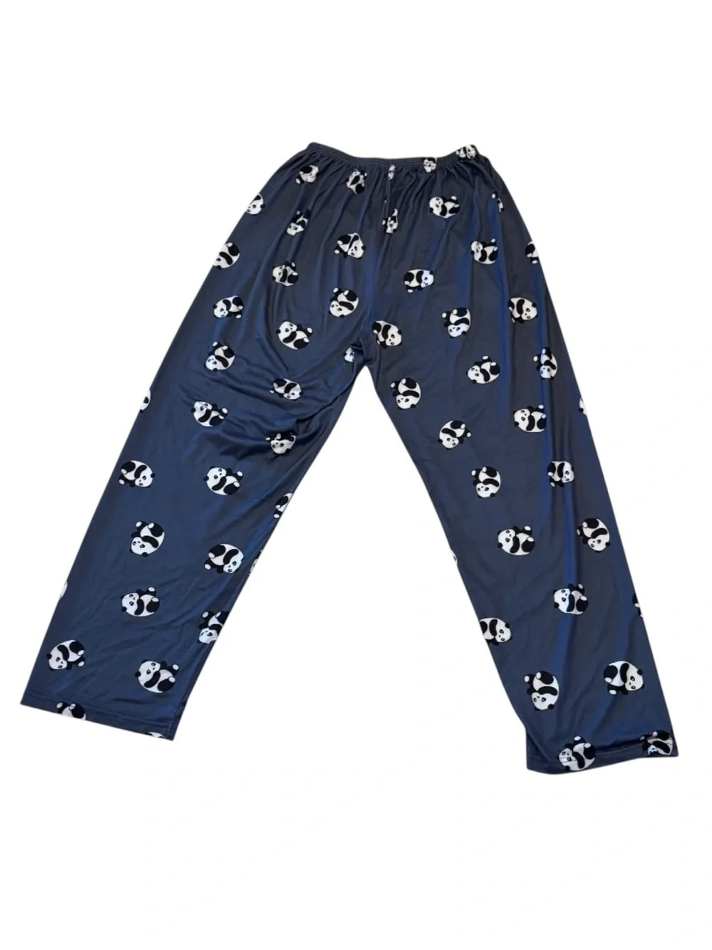 Panda Print Polyester/Spandex Pajama Set Women’s Lounge Sleepwear XL
